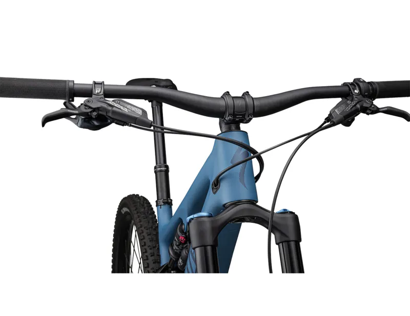 Specialized Levo SL Comp Carbon Electric Bike 2024 Satin Mystic Blue/Mystic Blue Metallic/Silver Dust-4