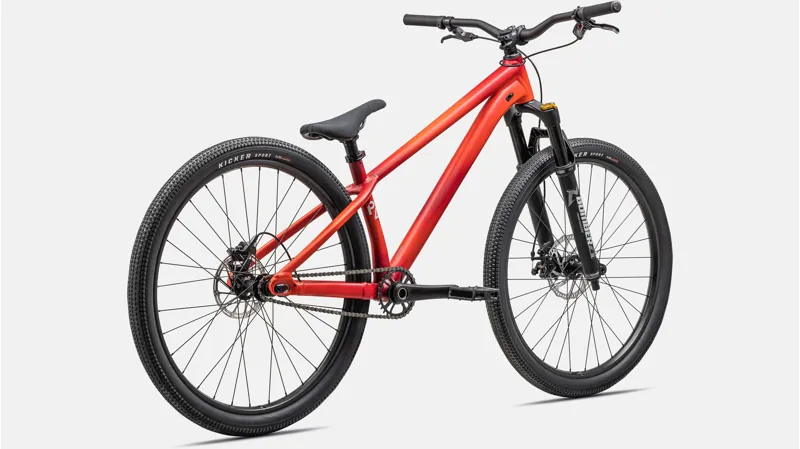 Specialized P.Series P.4 27.5in Dirt Jump Bike 2024 Satin Red Tint Diffused/Fiery Red/White-2
