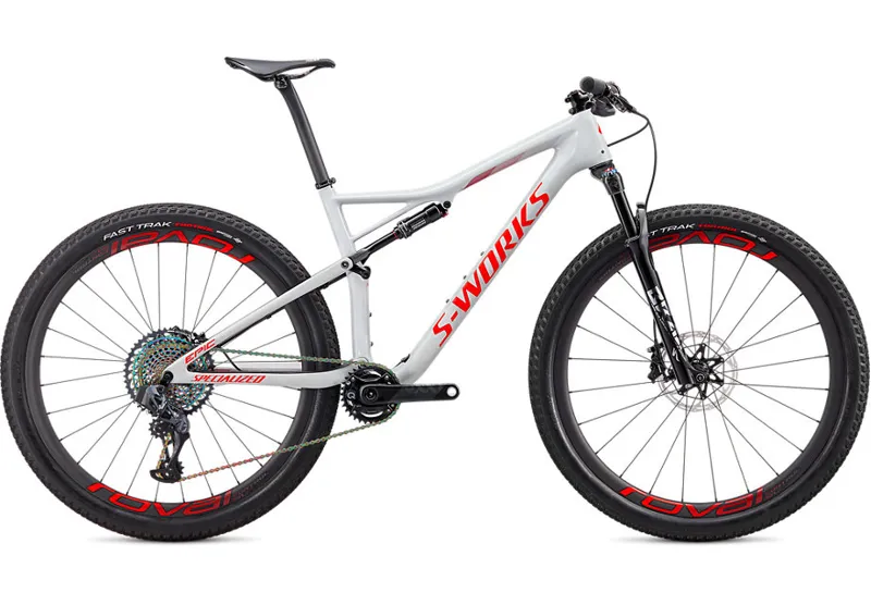 Specialized SWorks Epic AXS Mountain Bike 2020 Dove Grey/Rocket Red