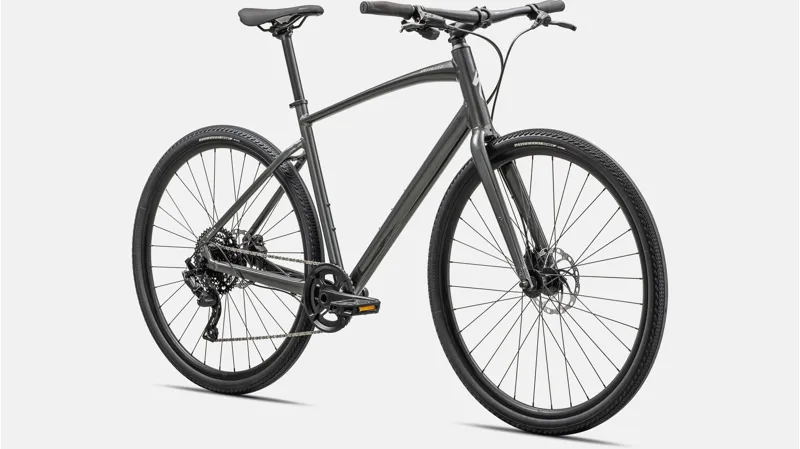 Specialized Sirrus X 3.0 Hybrid Bike 2024 Gloss Smoke/Satin Reflective Dune White-1