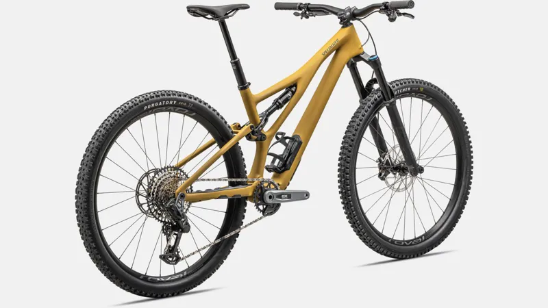Specialized Stumpjumper Expert Mountain Bike 2024 Satin Harvest Gold/Midnight Shadow-2