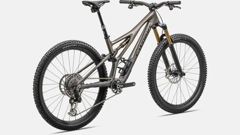 Specialized Stumpjumper S-Works Mountain Bike 2024 Gloss Black Pearl/Satin Black Pearl/Brushed Black Chrome-2