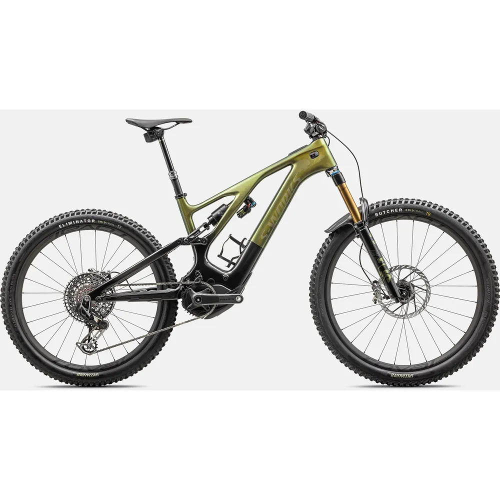 Image of Specialized S-Works Levo Carbon XX T-Type Electric Bike 2023 Gloss Gold Pearl Over Carbon/Carbon/Gold Pearl Over Carbon
