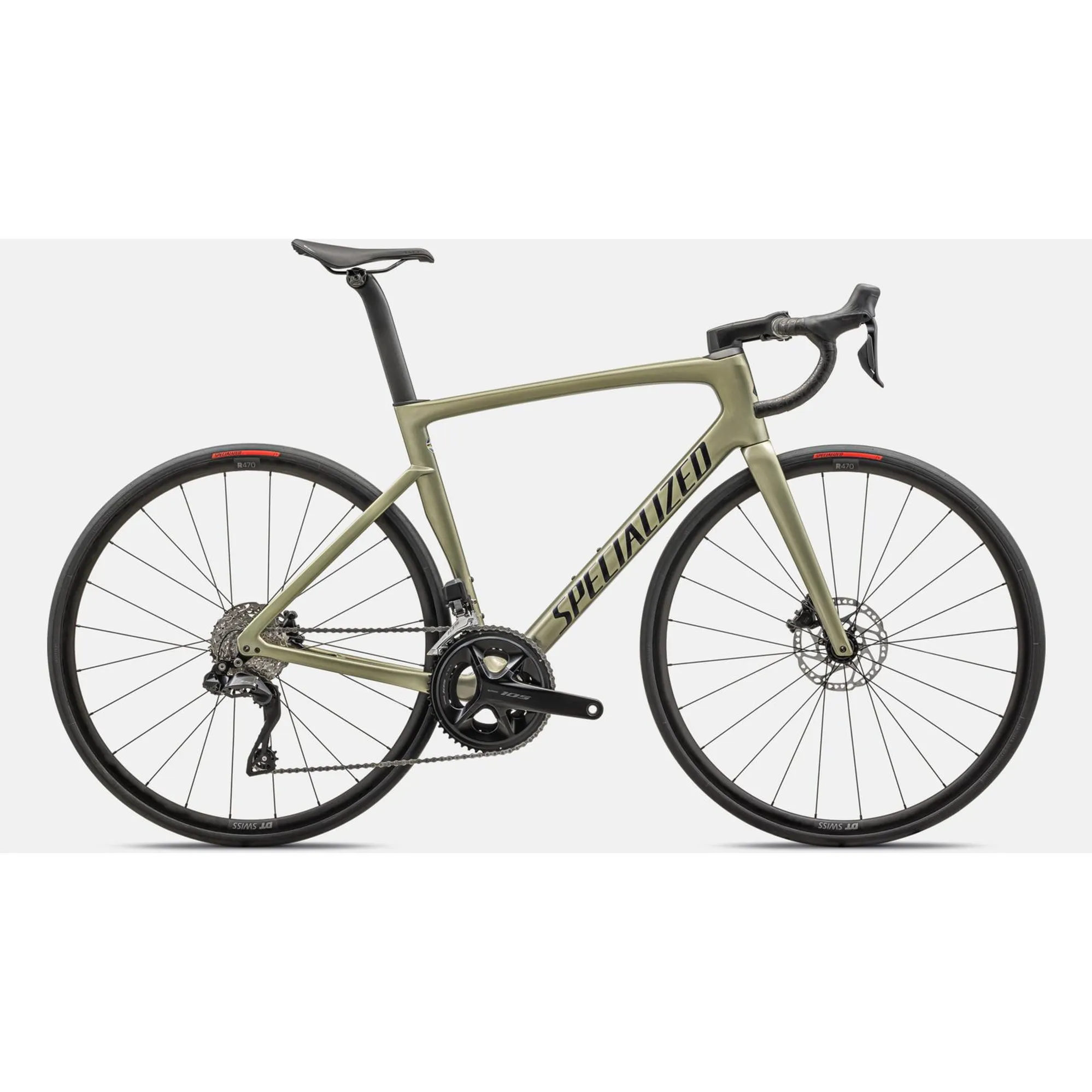 Metallic Bike Model Specialized Tarmac SL7 Comp Road Bike 2024 Gloss Metallic Spruce ...