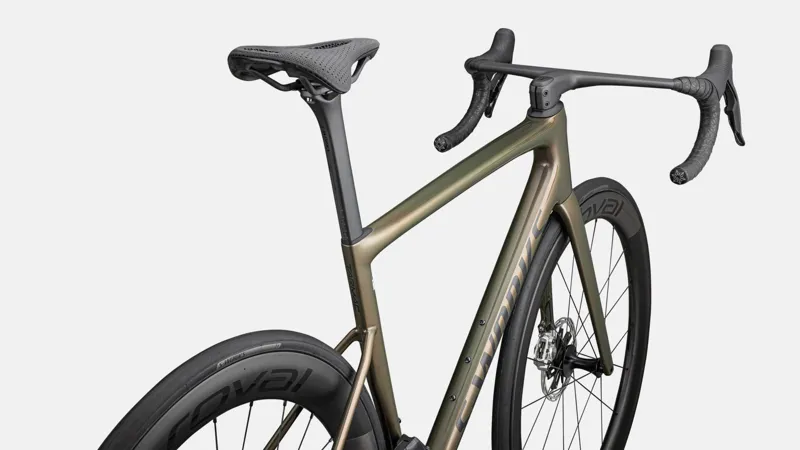 Specialized Tarmac SL8 S-Works Red AXS Road Bike Gloss Cypress Metallic/Magenta To Gold Pearl/Satin Black Metallic-3