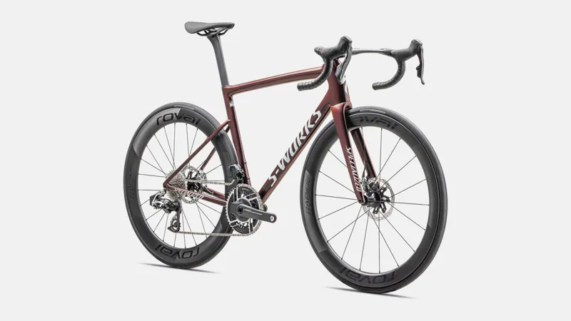Specialized Tarmac SL8 S-Works Red AXS Road Bike Gloss Solidity/Red To Black Pearl/Metallic Silver-1