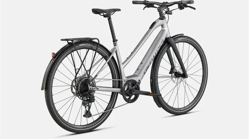 Specialized Turbo Vado SL 5.0 Step-Through EQ Electric Hybrid Bike 2024 Brushed/Black Reflective-1