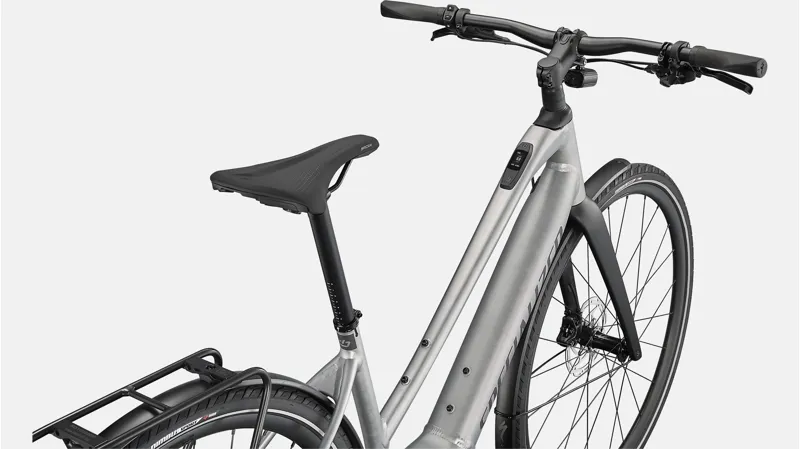 Specialized Turbo Vado SL 5.0 Step-Through EQ Electric Hybrid Bike 2024 Brushed/Black Reflective-2