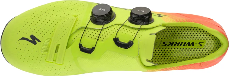 Specialized SWorks 7 Road Shoes Hyper Green/Acid Lava-3