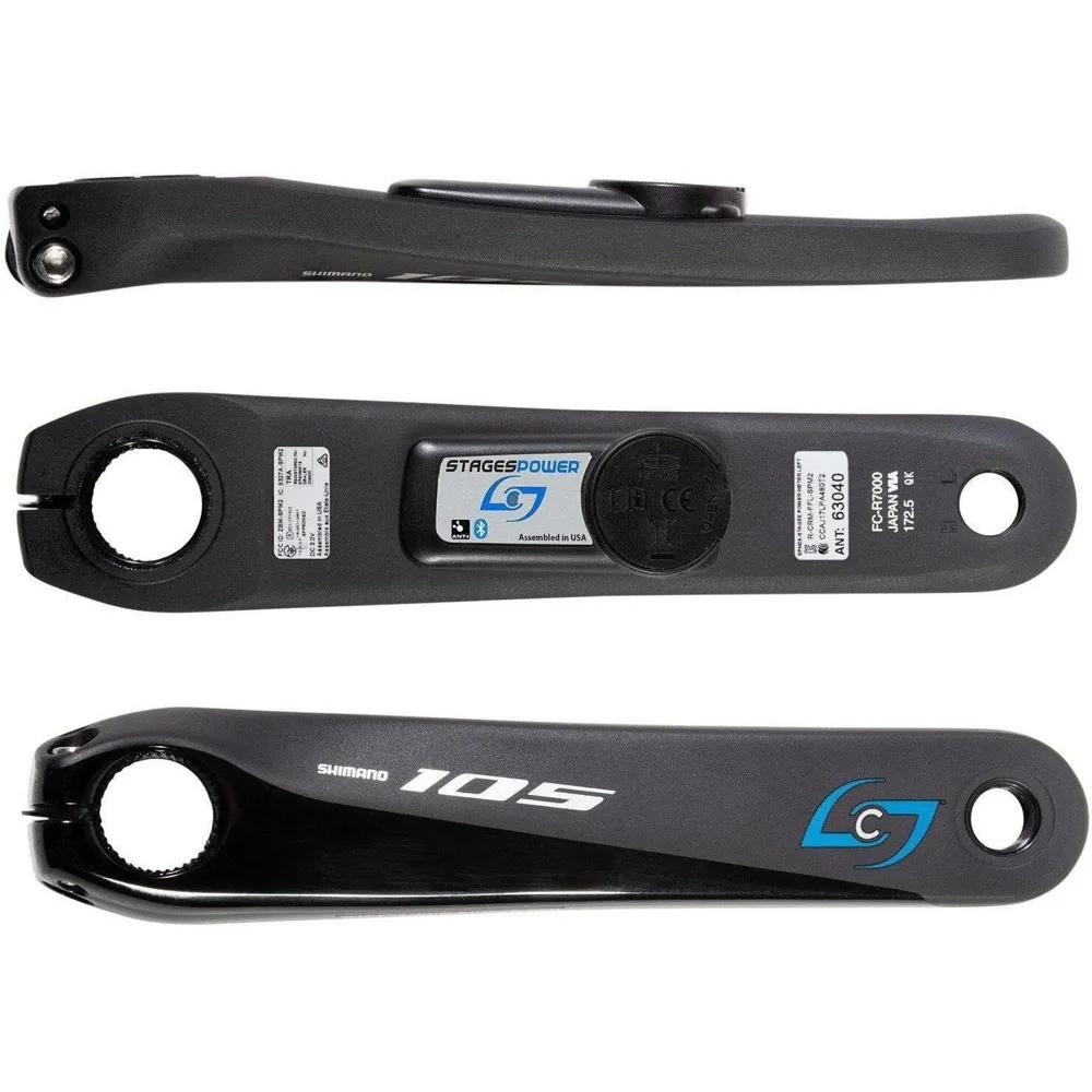 Image of Shimano Stages 105 R7000 Power Meter L 165mm Black