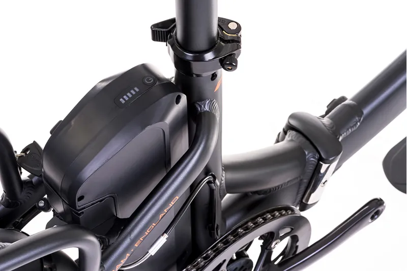 Raleigh Stow E Way Folding Electric Bike 2018 Grey/Orange-2