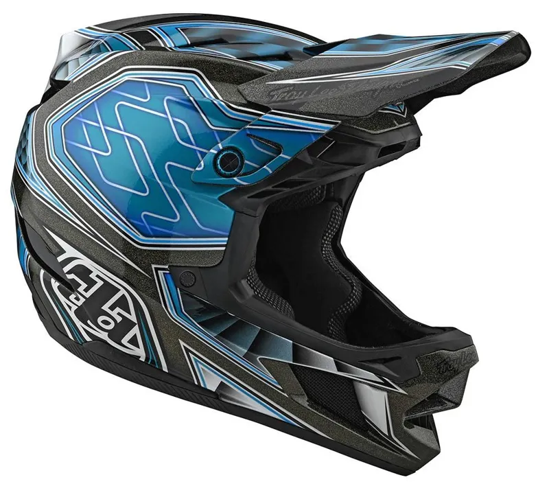 Troy Lee Designs D4 Composite Full Face MIPS MTB Helmet Low Rider/Teal-6