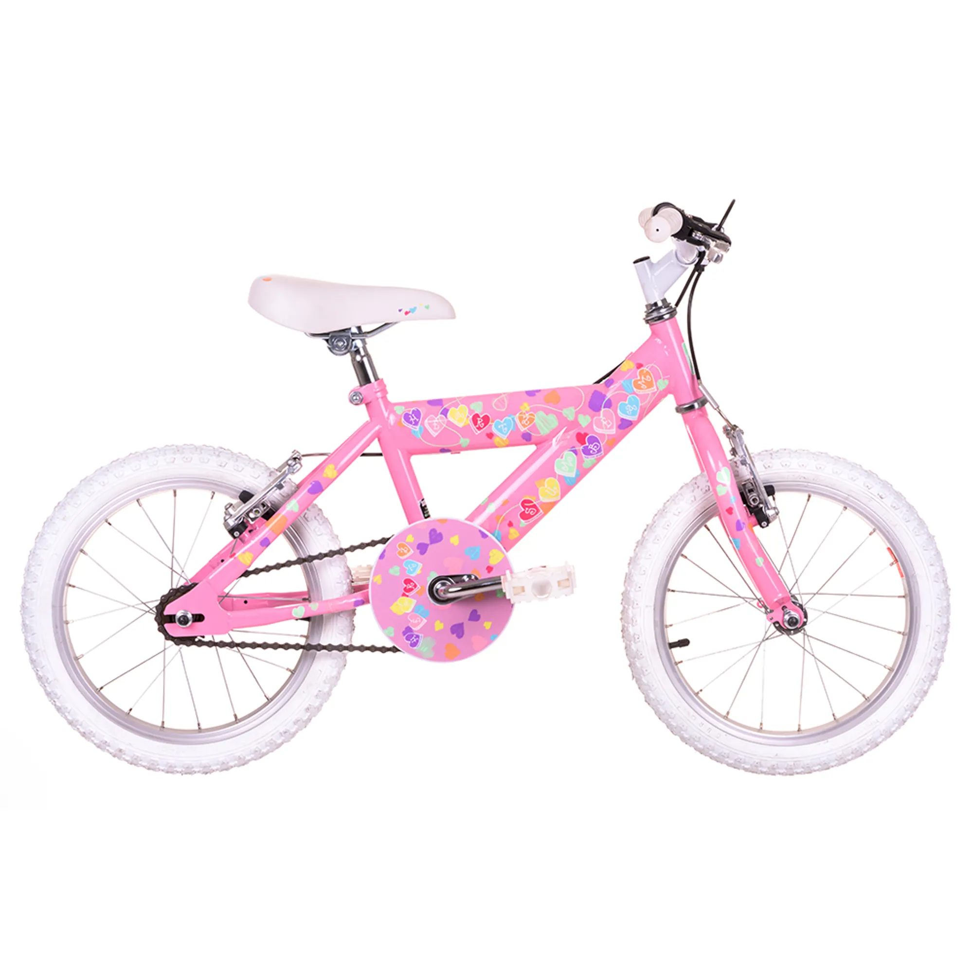 Sunbeam Heartz 16 inch Girls Bike Pink - Main Image