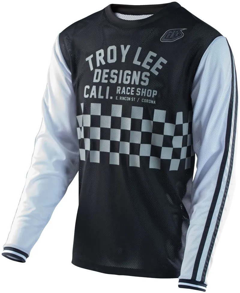 Troy Lee Designs Super Retro LS Jersey Black/White