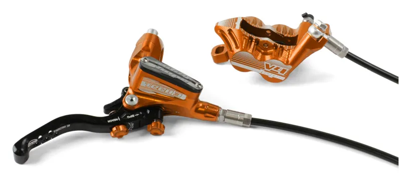 Hope Tech 3 V4 Disc Brake No Rotor Orange-1