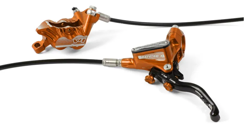 Hope Tech 3 V4 Disc Brake No Rotor Orange-2