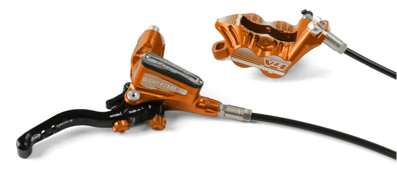Hope Tech 3 V4 Disc Brake No Rotor Orange-3