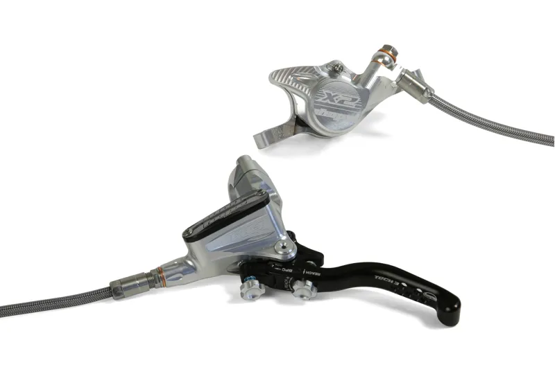 Hope Tech 3 X2 Disc Brake Braided Silver-1