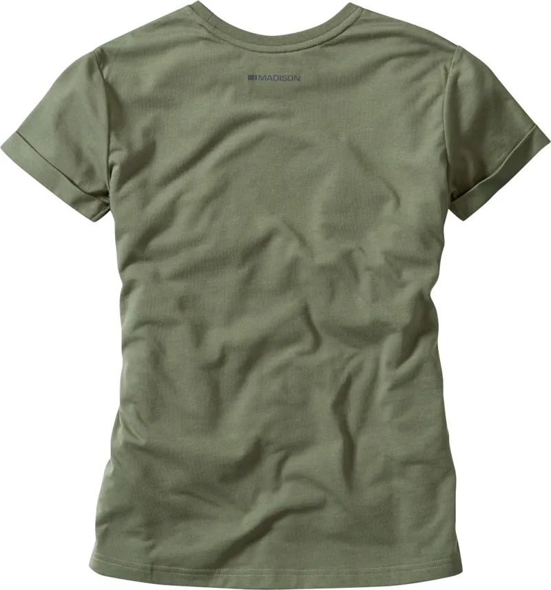 Madison Tech Womens Corporate Tee Green-1