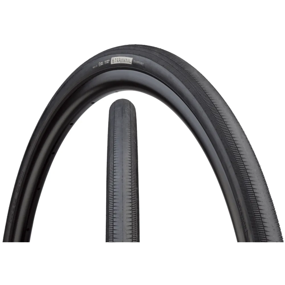 Image of Teravail Rampart Light and Supple Tyre Tubeless Folding Black