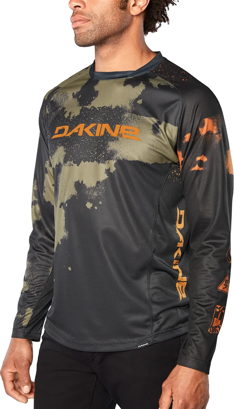 Dakine Thrillium LS Jersey Dark Olive-2