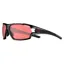 Tifosi Amok Cycling 3-Lense Sunglasses Crystal Black/Enliven Red