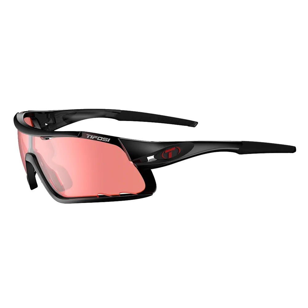 Tifosi Tifosi Davos Enliven Bike Sunglasses Crystal Black/Enliven Red