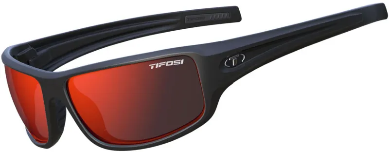 Tifosi Bronx Polarised Clarion Lens Sunglasses Black/Red