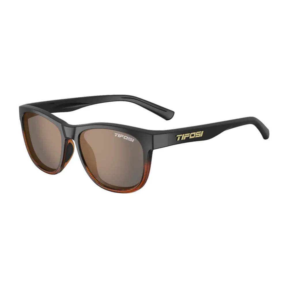 Image of Tifosi Swank Single Lens Sunglasses Brown/Fade