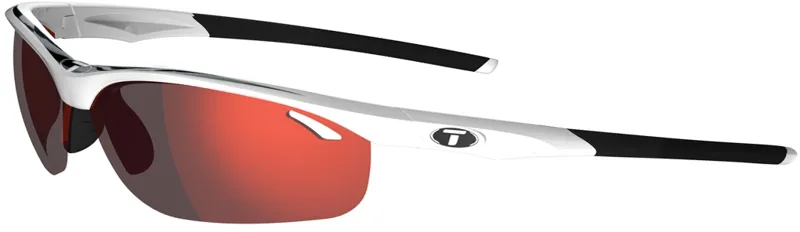Tifosi Veloce Sunglasses with Interchangeable Clarion Lens White/Red