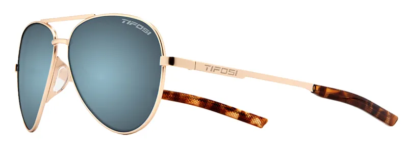 Tifosi Shwae Sunglasses Gold/Smoke/Bright Blue