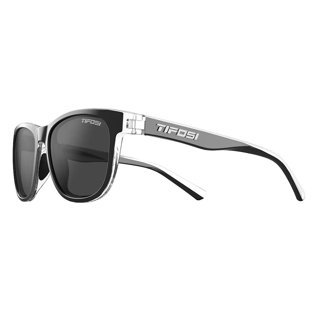 Image of Tifosi Swank Single Lens Sunglasses Onyx Clear/Smoke