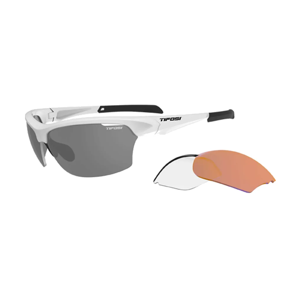 Image of Tifosi Intense Interchangeable Sunglasses Matte White