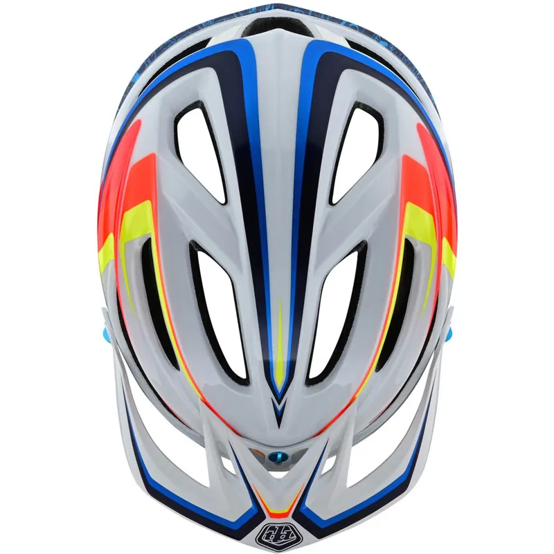 Troy Lee Designs A2 MIPS MTB Helmet Mirage White/Blue-2