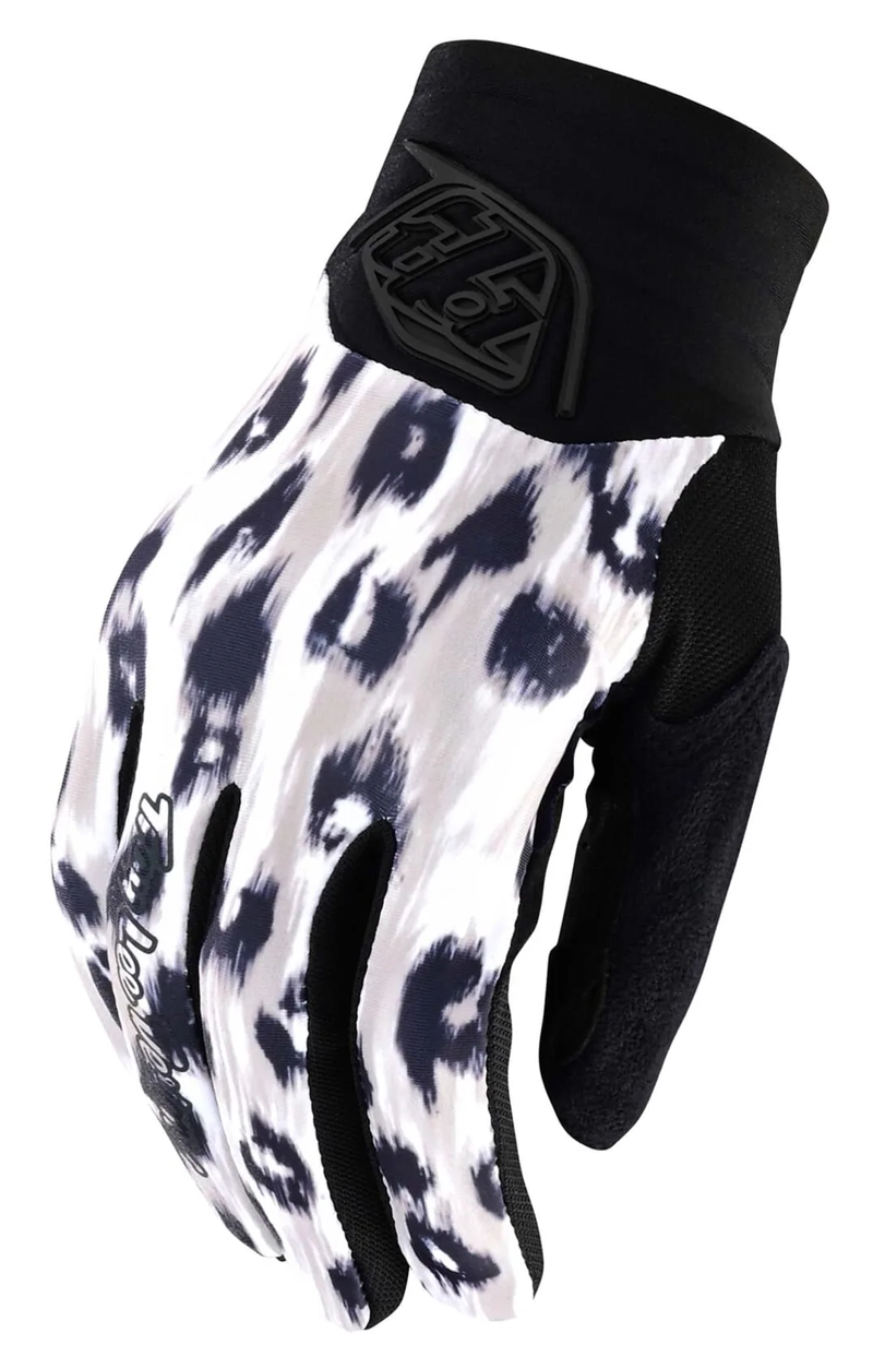 Troy Lee Designs Luxe Womens MTB Gloves Wildcat White
