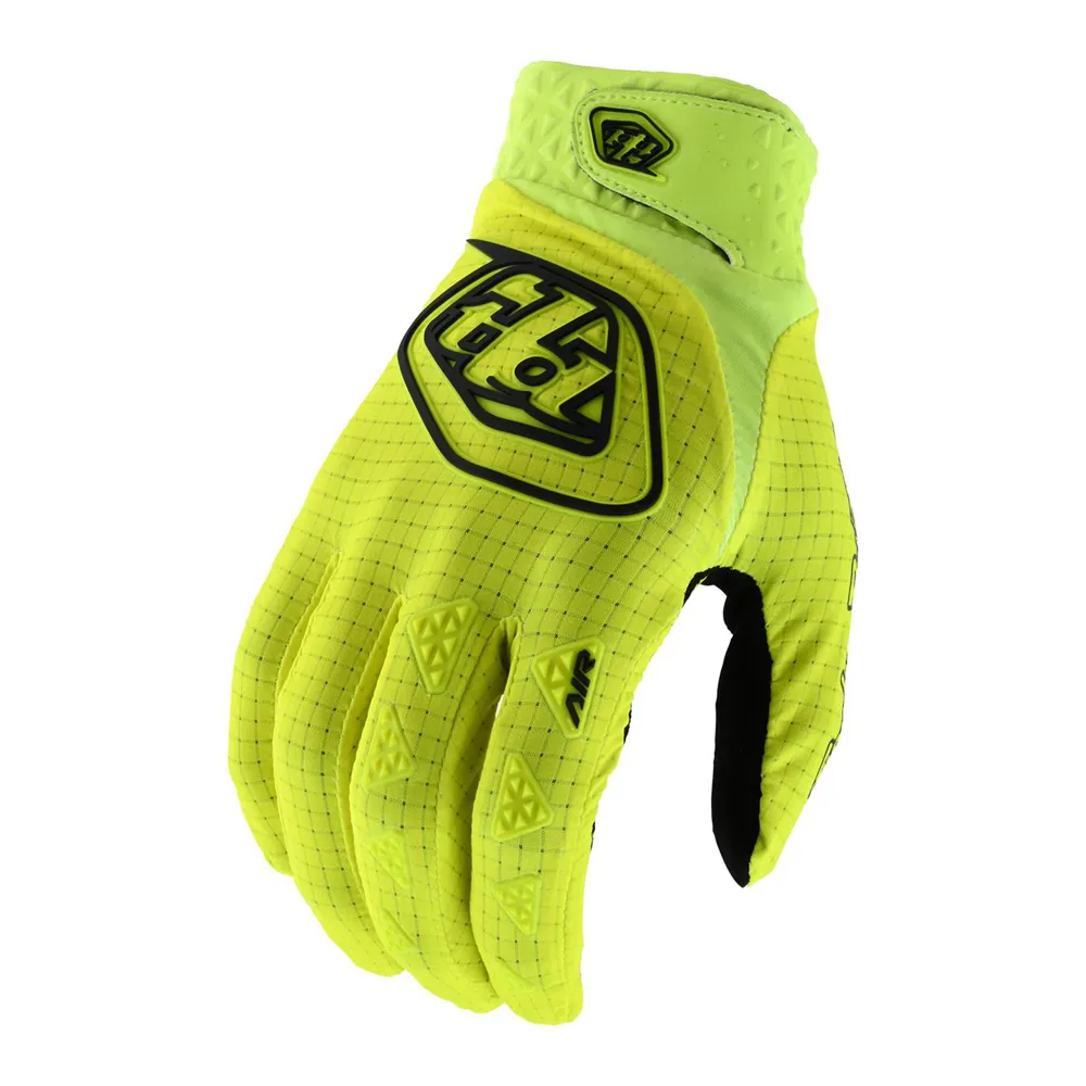 Image of Troy Lee Designs Youth Air Gloves Flo Yellow