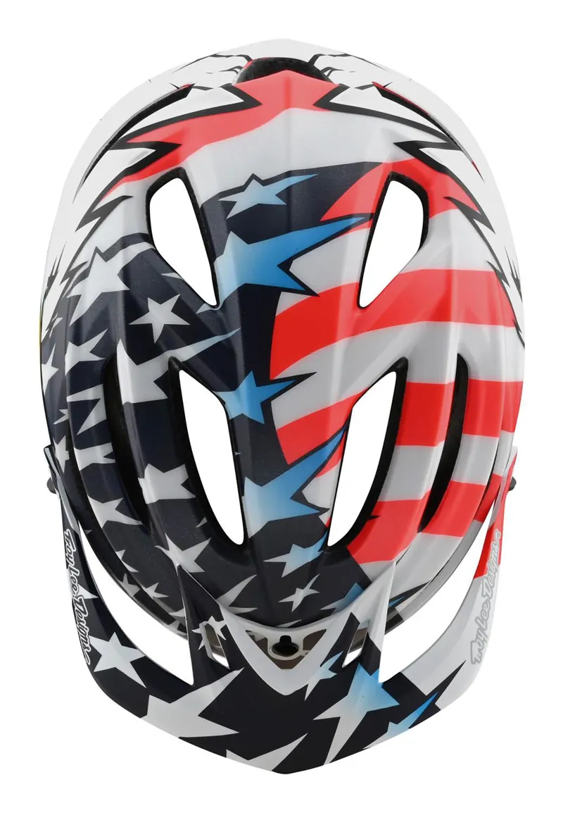 Troy Lee Designs A2 MIPS MTB Helmet Screaming Eagle White-2