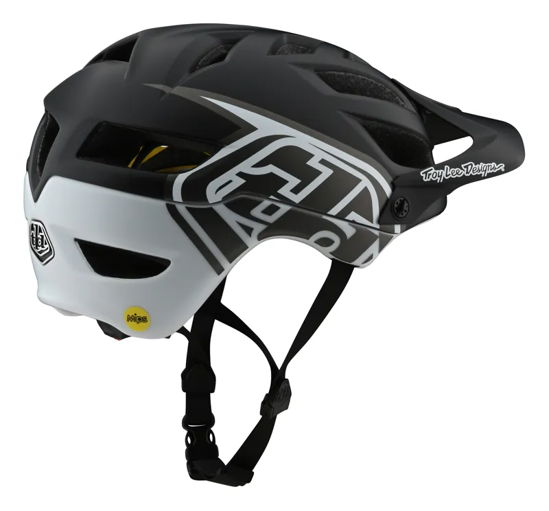 Troy Lee Designs A1 MIPS Helmet Classic Black/White-1
