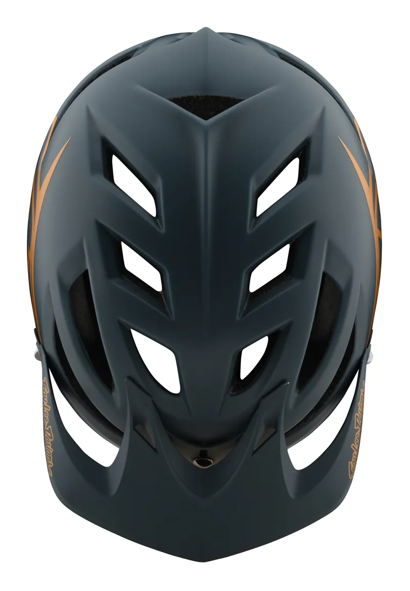 Troy Lee Designs A1 MIPS Helmet Classic Gray/Gold-2