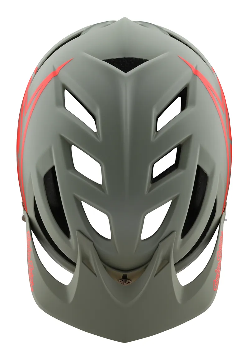 Troy Lee Designs A1 MIPS Helmet Classic Orange/Gray-2