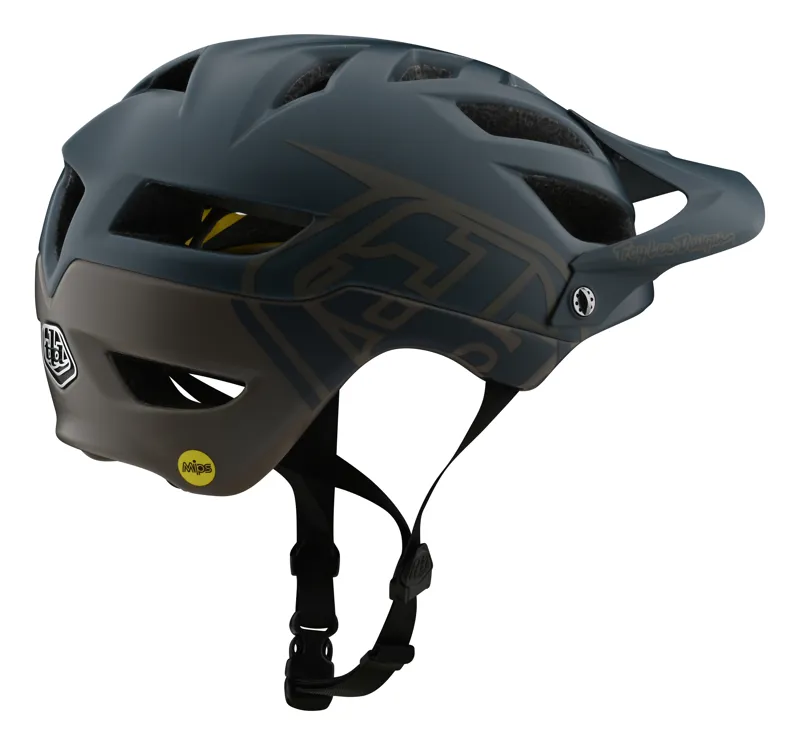 Troy Lee Designs A1 MIPS Helmet Classic Gray/Walnut-1