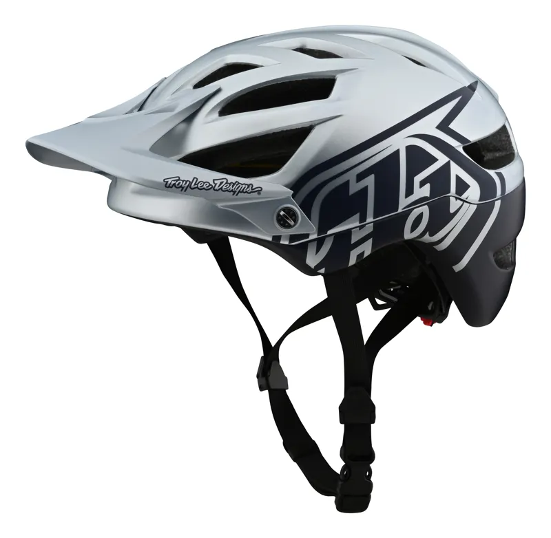 Troy Lee Designs A1 MIPS Helmet Classic Silver/Navy