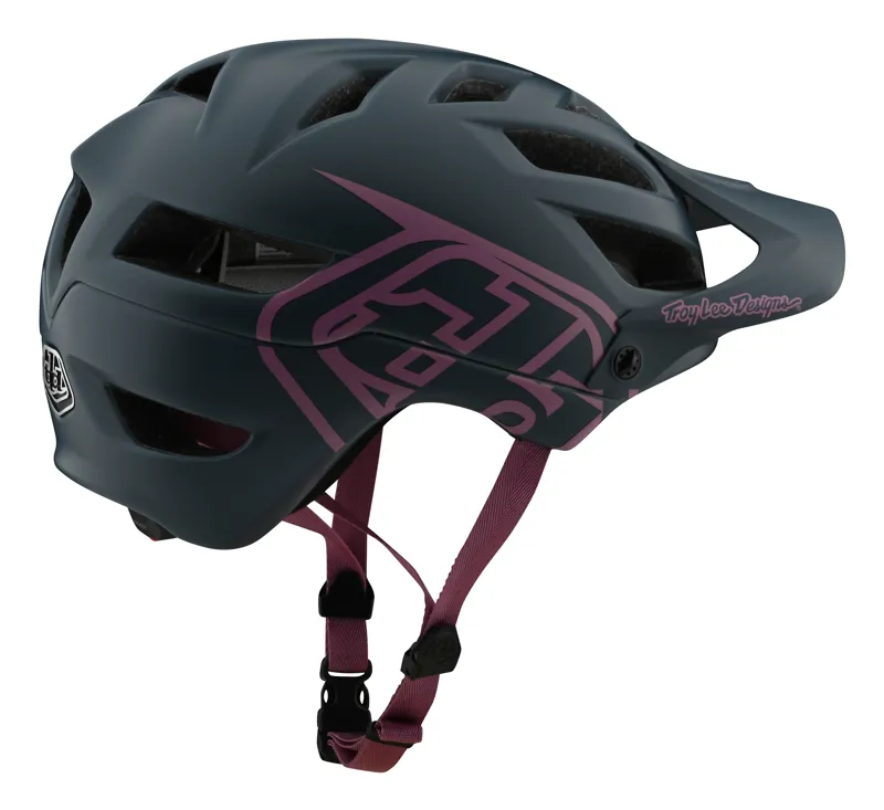 Troy Lee Designs A1 Helmet Drone Wmns Gray/Pink-1