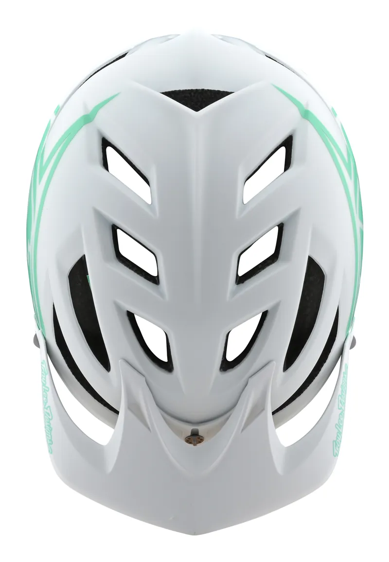 Troy Lee Designs A1 Helmet Drone Wmns White/Aqua-2