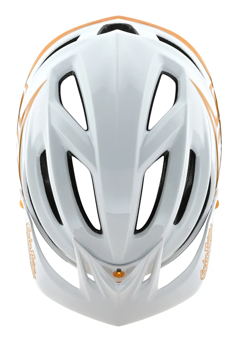 Troy Lee Designs A2 Mips Helmet Decoy Pearl White/Gold-2