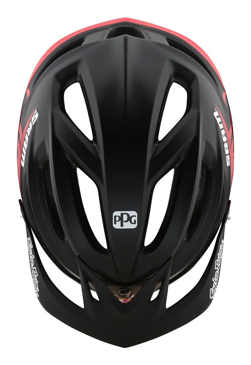 Troy Lee A2 MIPS Decoy Helmet Sram Black / Red-2