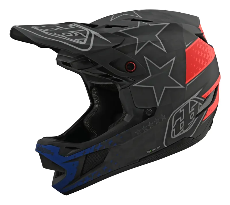 Troy Lee Designs D4 Carbon Full Face MTB Helmet Black/Red