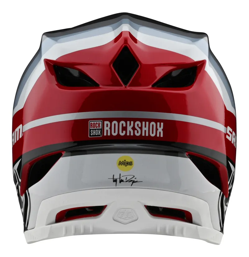 Troy Lee Designs D4 Carbon Full Face MTB Helmet Sram Black/Red-2