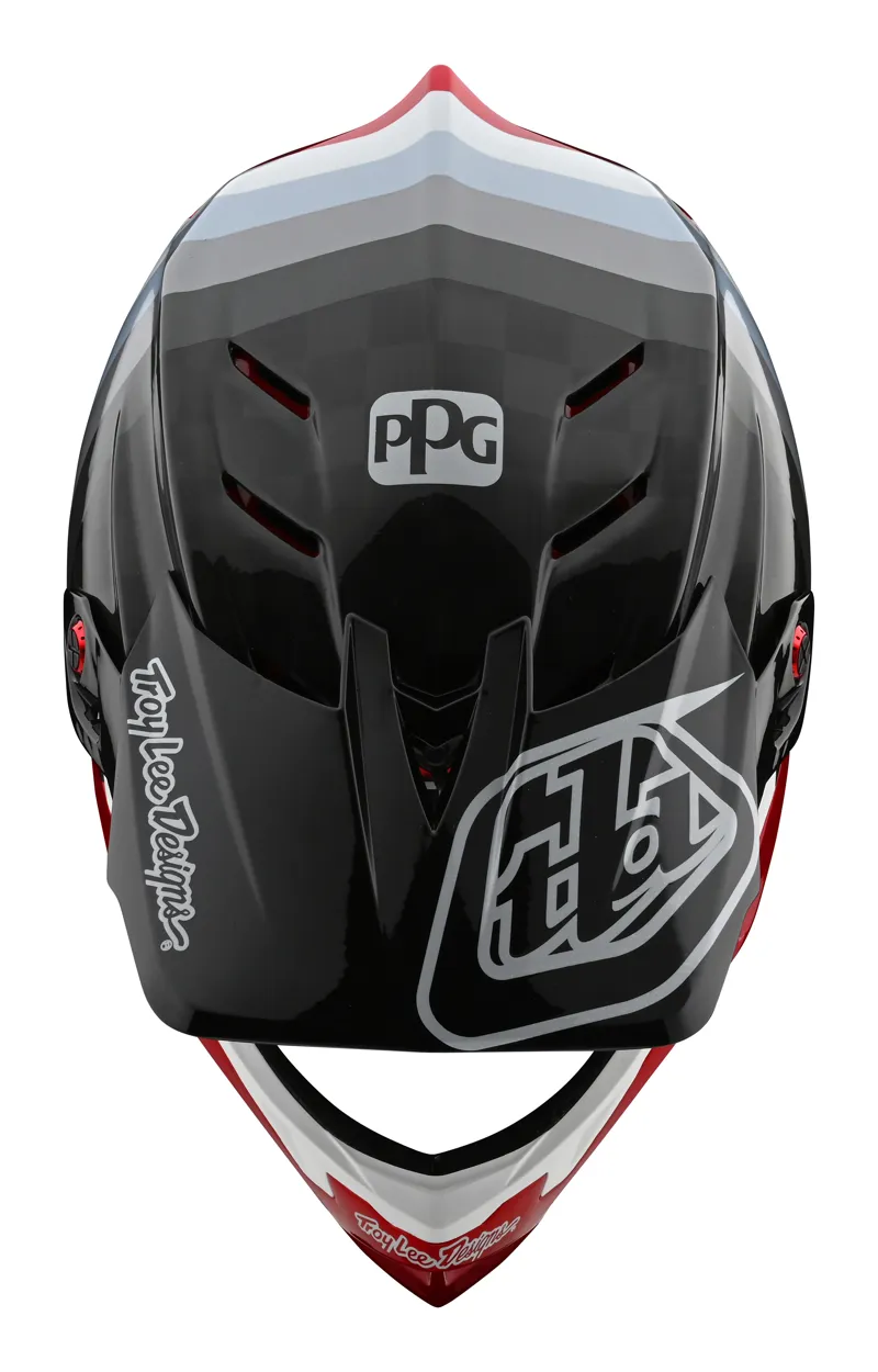 Troy Lee Designs D4 Carbon Full Face MTB Helmet Sram Black/Red-4