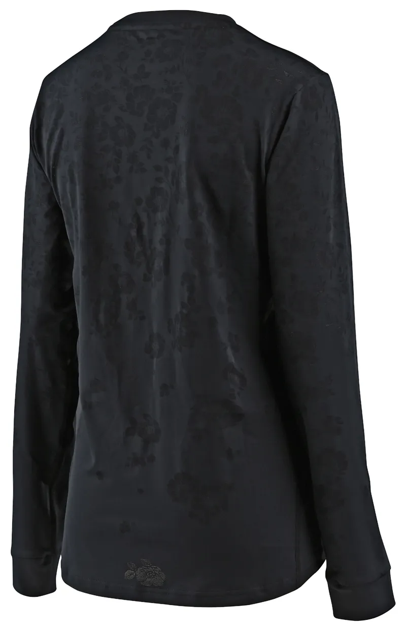 Troy Lee Designs Lilium LS Womens Jersey Floral Black-1